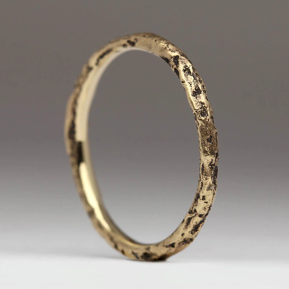 1.8mm Extra Texture Sandcast Ring - Image 3