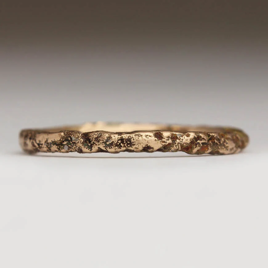 1.8mm Extra Texture Sandcast Ring - Image 5