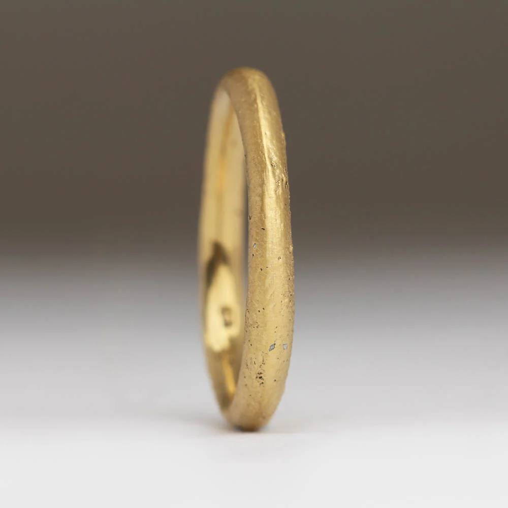 2mm Comfort Sandcast Ring - Image 3