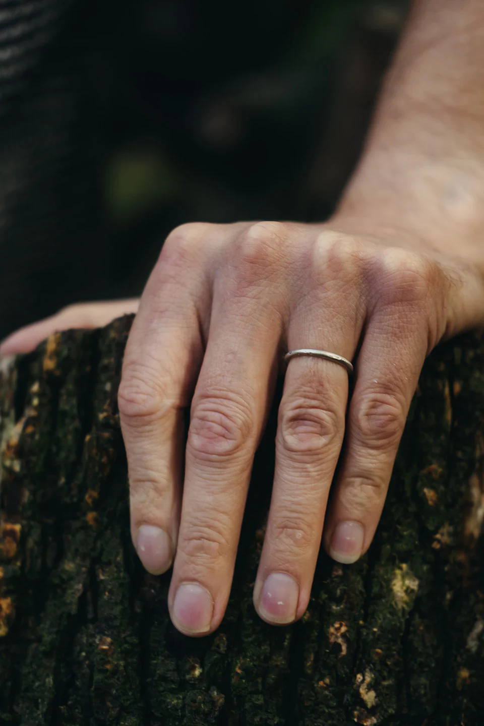 2mm Comfort Sandcast Ring - Image 4