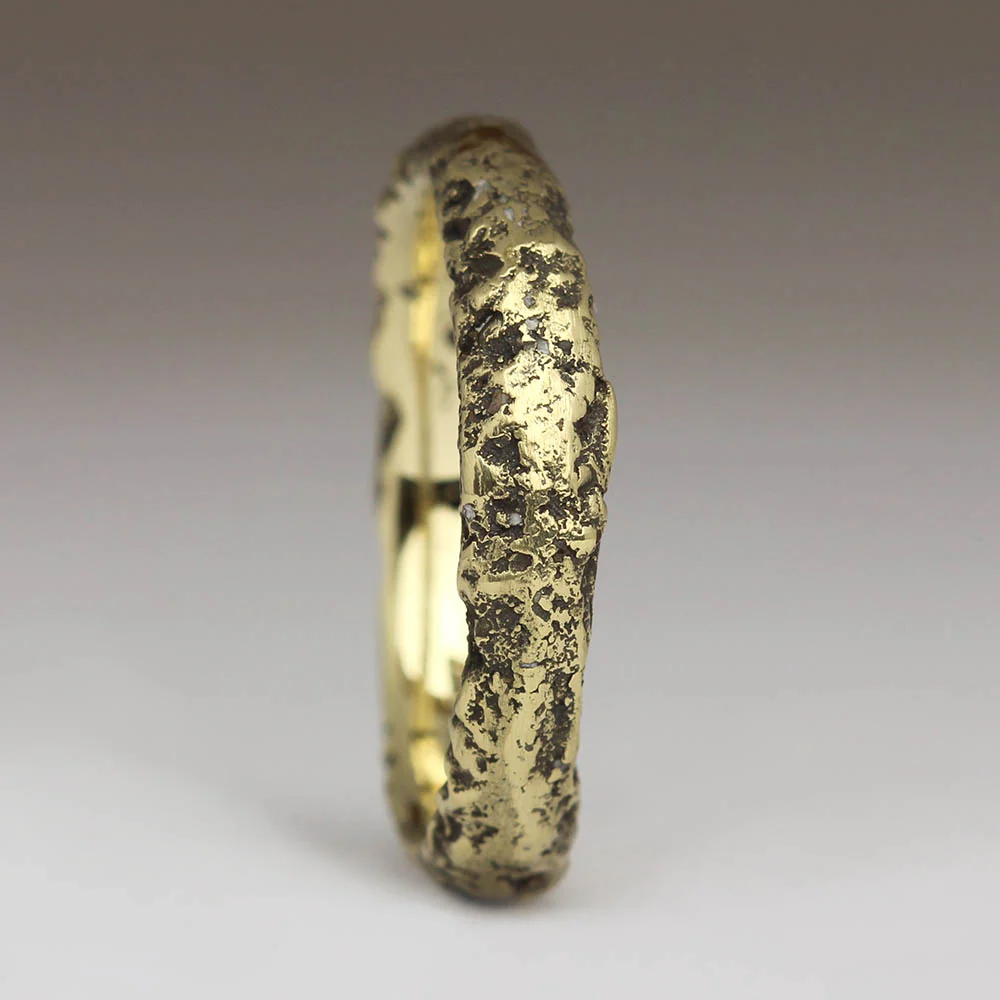 4mm Extra Texture Sandcast Ring - Image 3