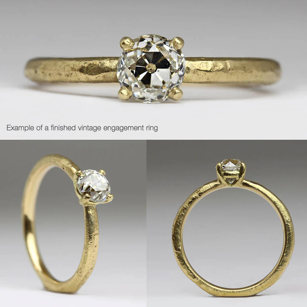 5.53mm 0.79ct Old Mine Cut Vintage Diamond - Image 4