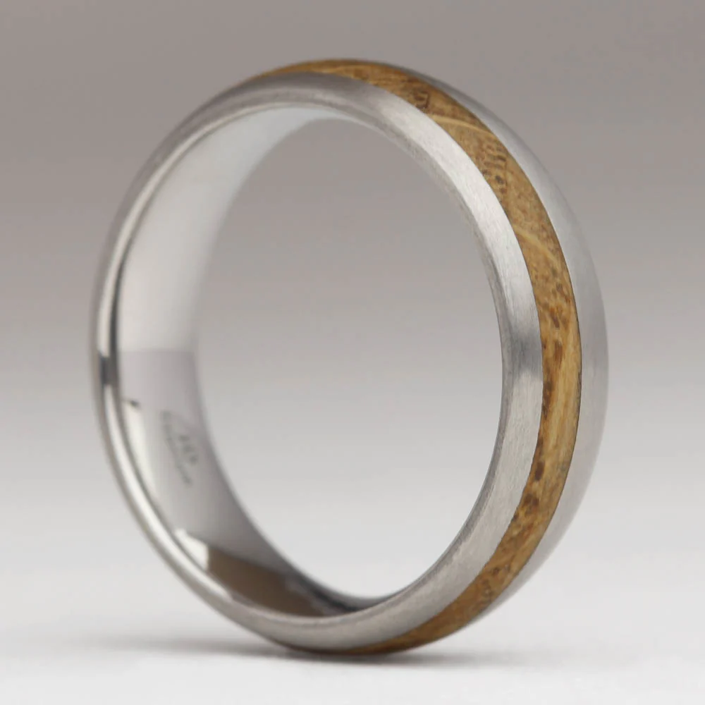 R1C 5mm Comfort Wood Inlay Ring - Image 3