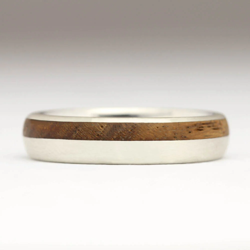 R1C 5mm Comfort Wood Inlay Ring - Image 5