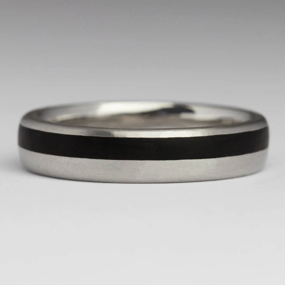R1C 5mm Comfort Wood Inlay Ring - Image 6