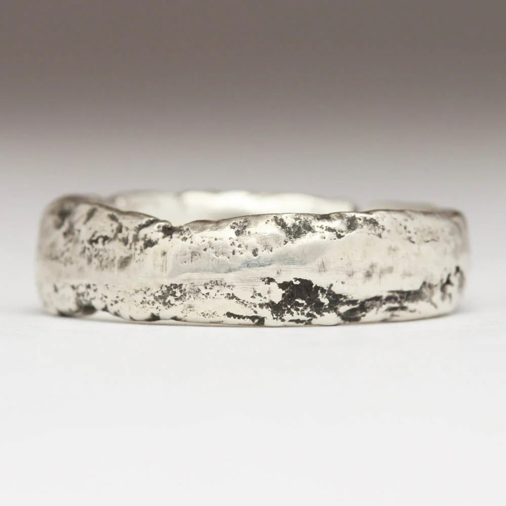 5mm Extra Texture Sandcast Ring - Image 5