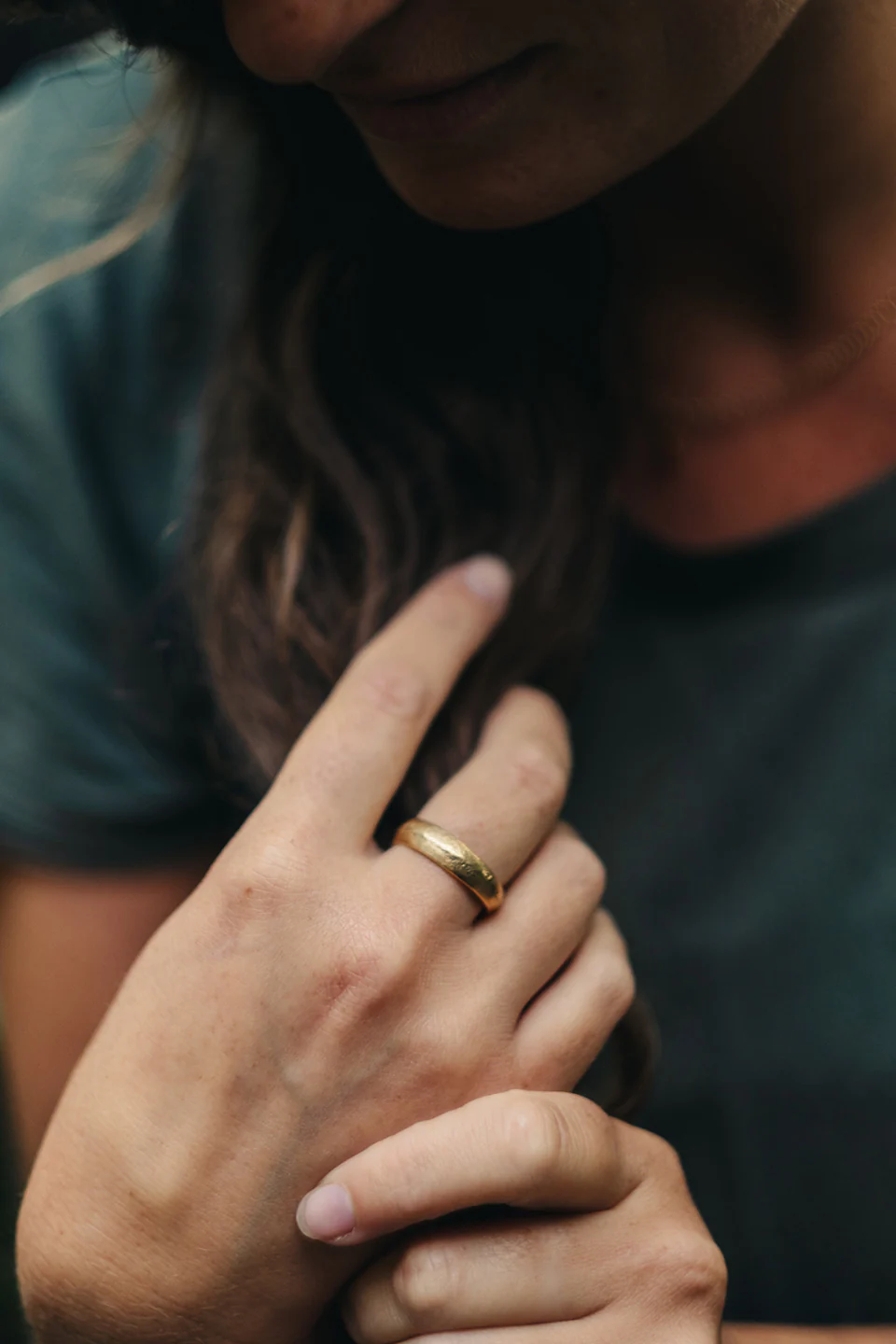 6mm Comfort Sandcast Ring - Image 4