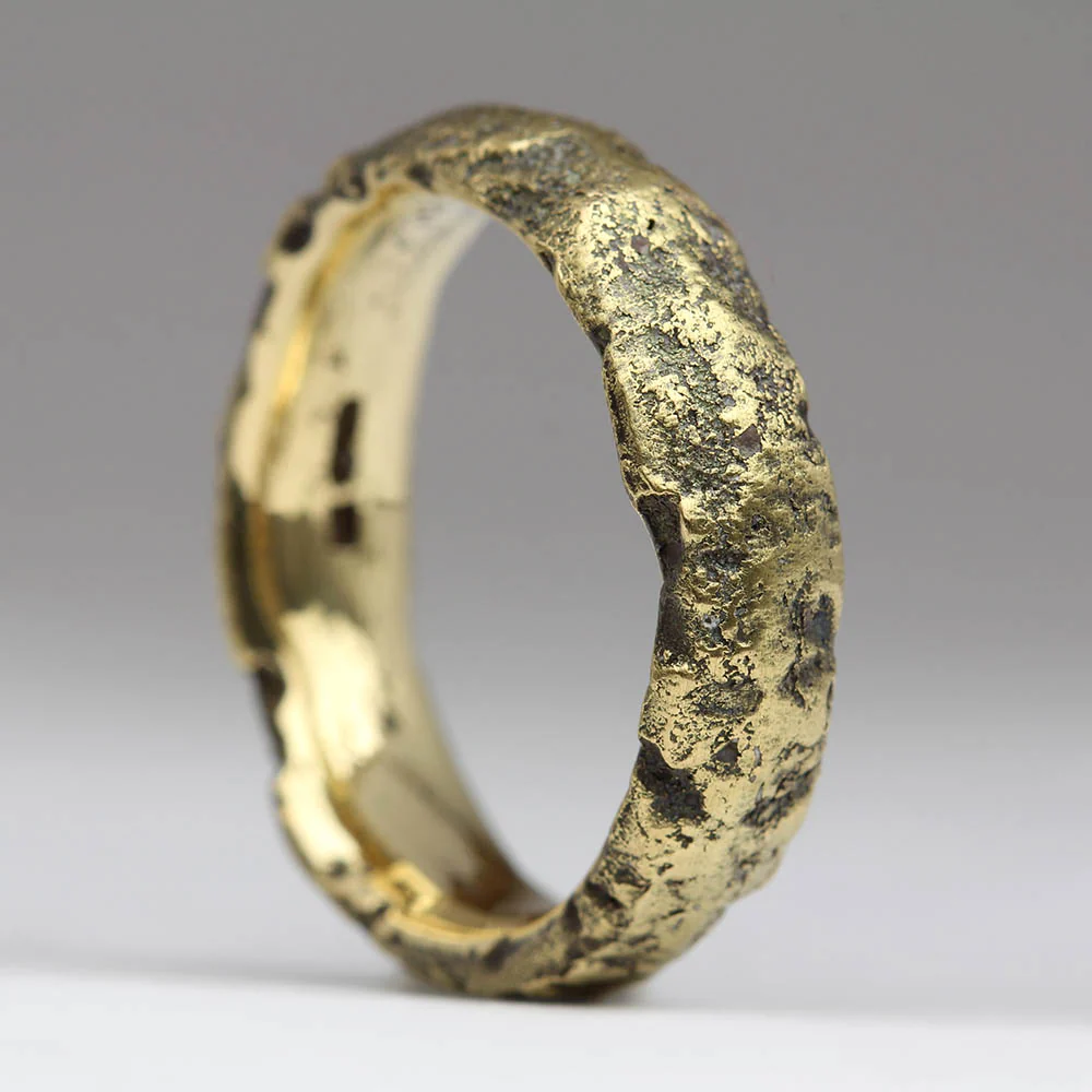 6mm Extra Texture Sandcast Ring - Image 3