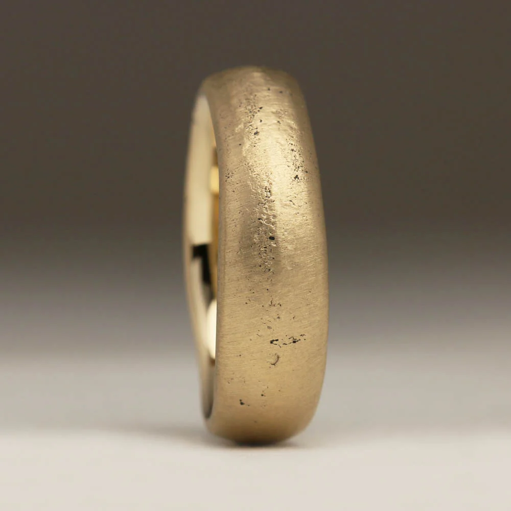 7mm Comfort Sandcast Ring - Image 3