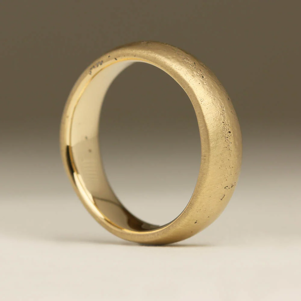 7mm Comfort Sandcast Ring - Image 4