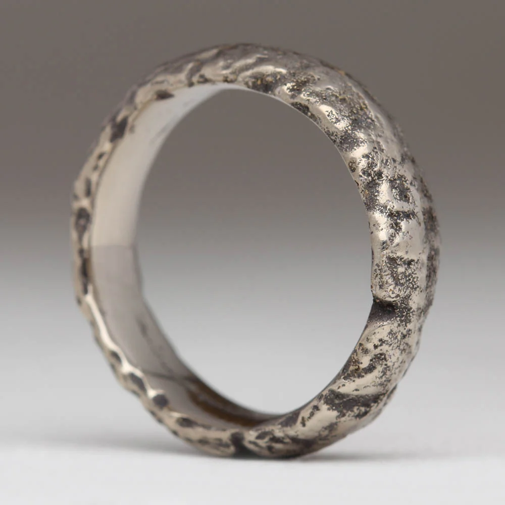 7mm Extra Texture Sandcast Ring - Image 3