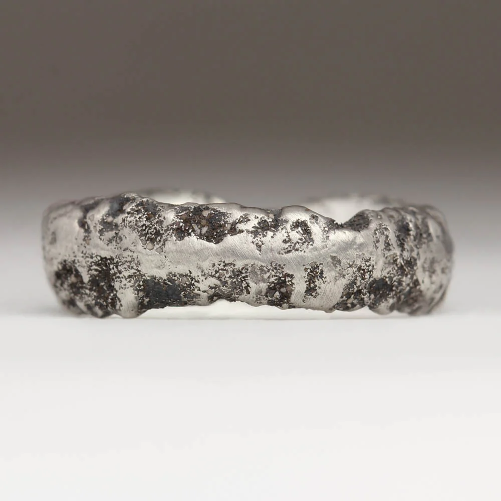 7mm Extra Texture Sandcast Ring - Image 5