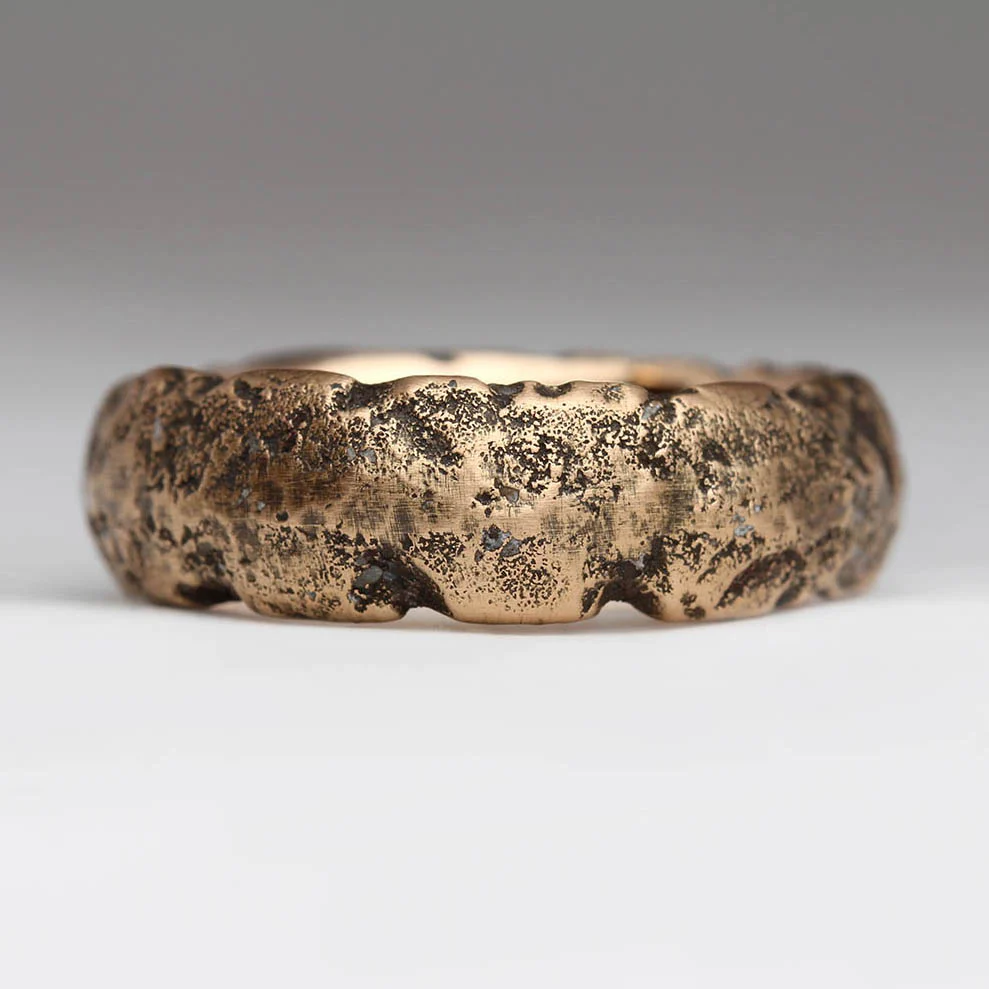 7mm Extra Texture Sandcast Ring - Image 8