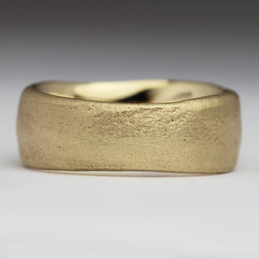 8mm Comfort Sandcast Ring - Image 10