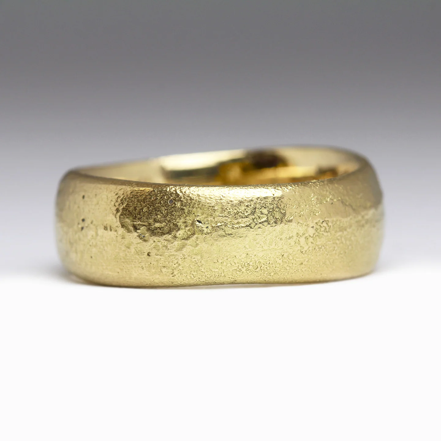 8mm Comfort Sandcast Ring - Image 11