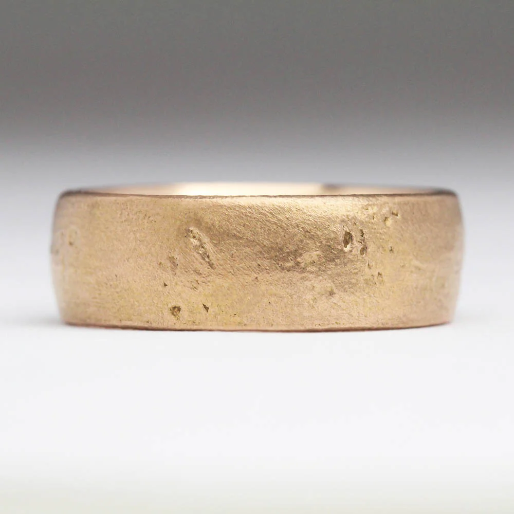 8mm Comfort Sandcast Ring - Image 12