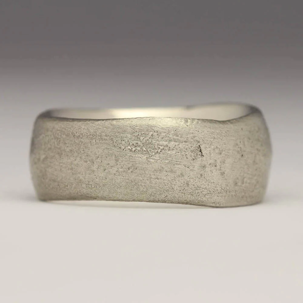 8mm Comfort Sandcast Ring - Image 7