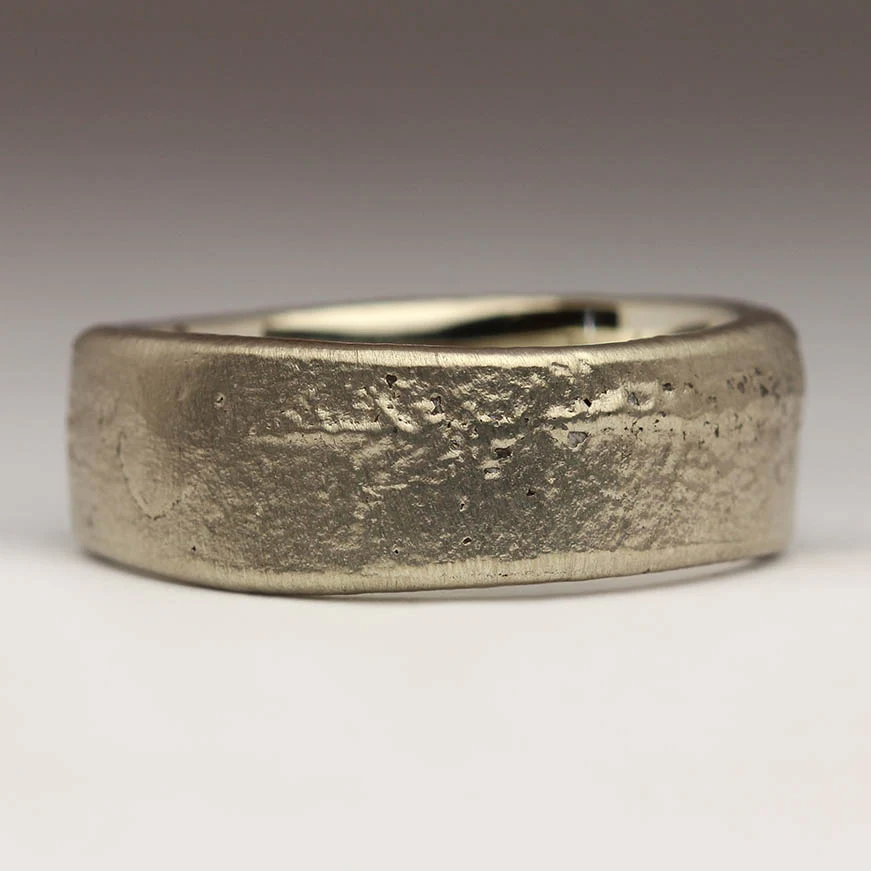 8mm Flat Sandcast Ring - Image 6
