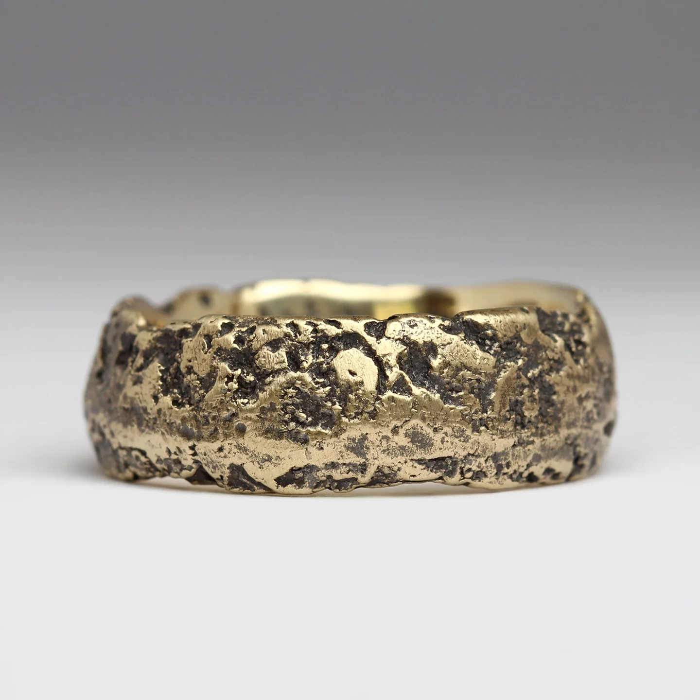 8mm Extra Texture Sandcast Ring - Image 5