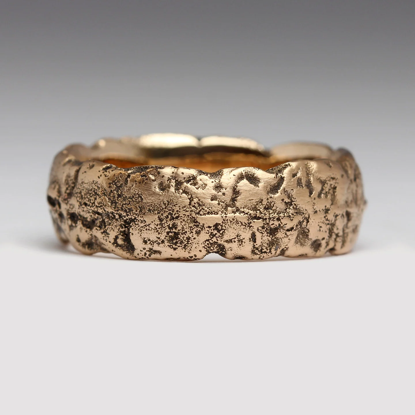 8mm Extra Texture Sandcast Ring - Image 6