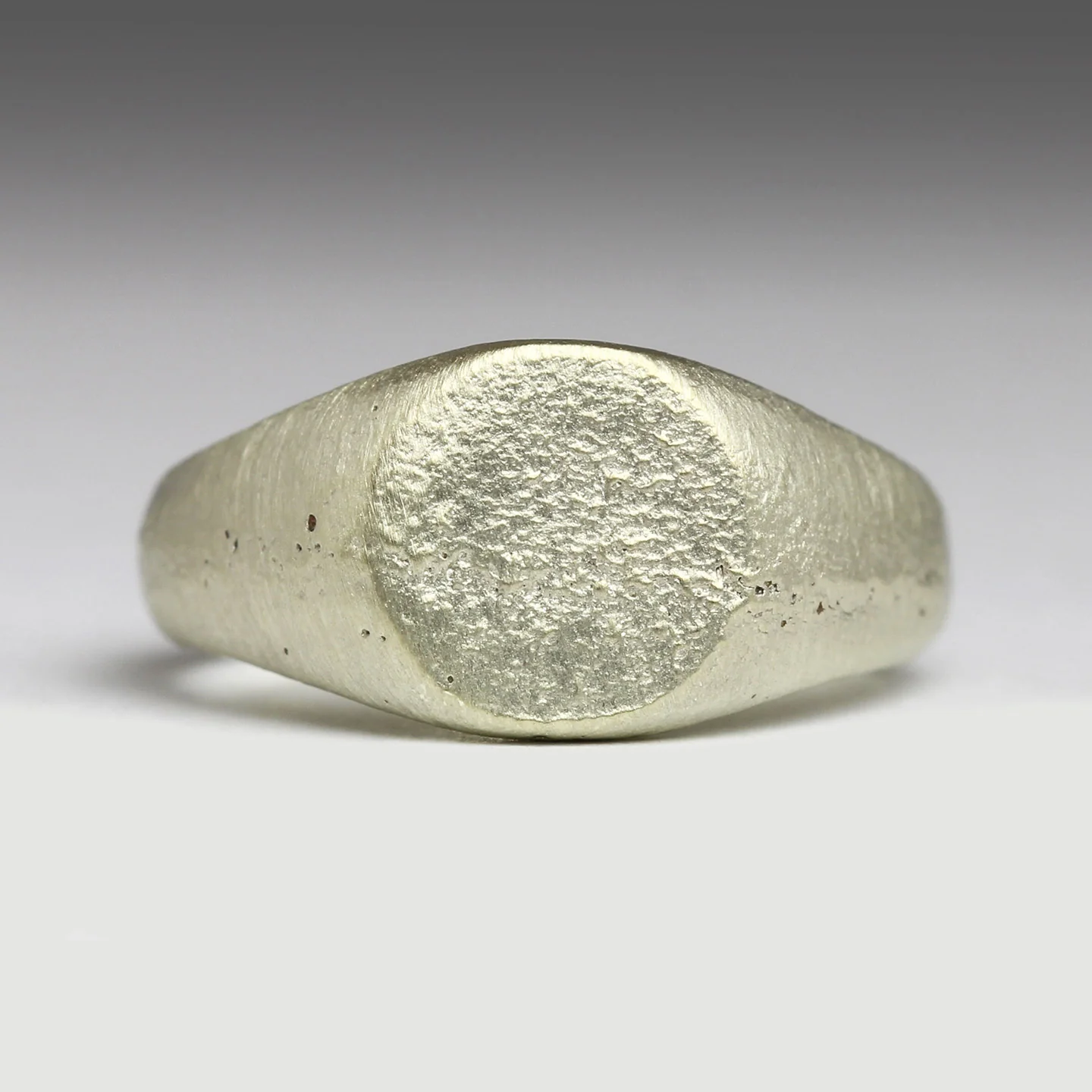 9mm Sandcast Signet Ring - Image 6