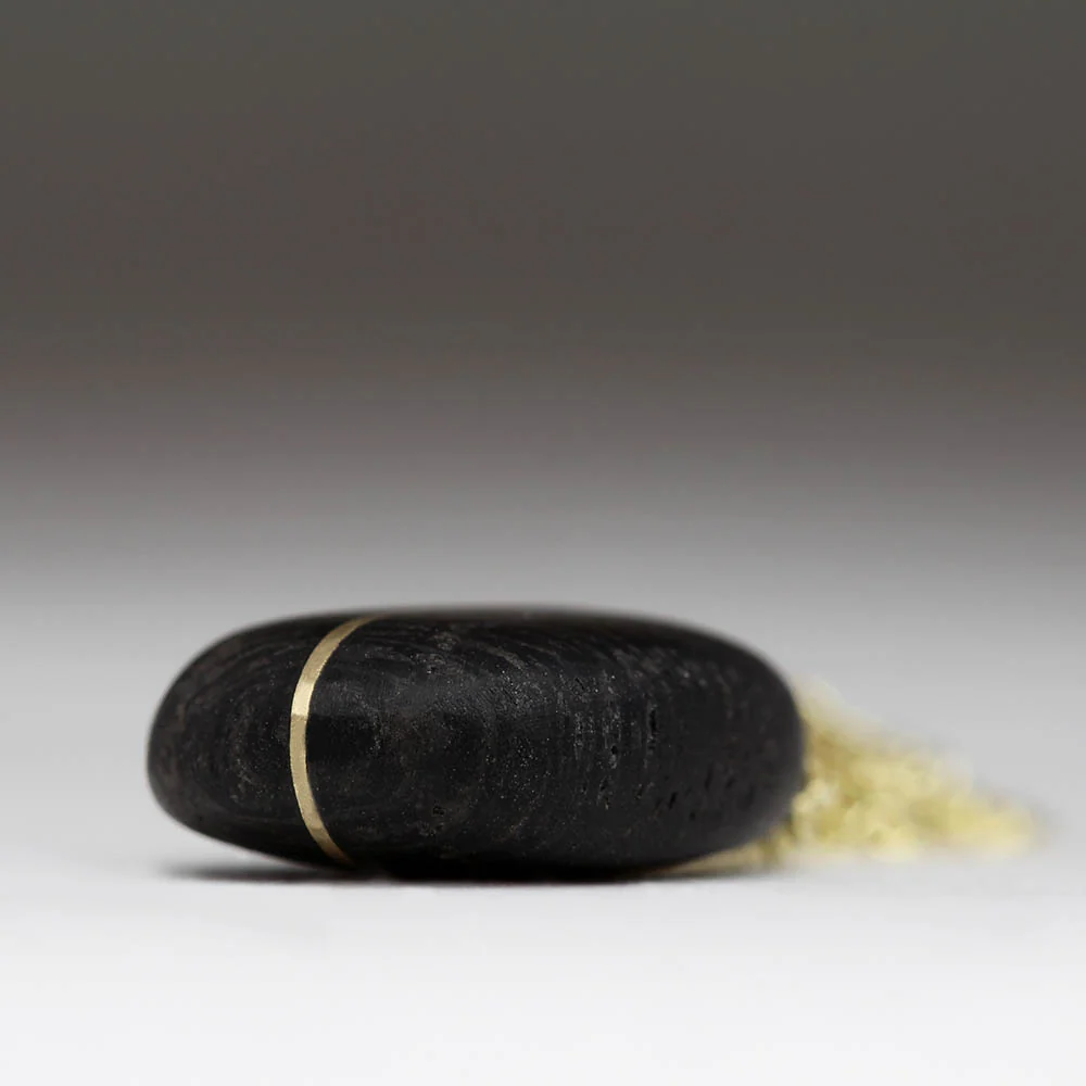 Lugger Oak Pebble with Curved Gold Inlay - Image 3