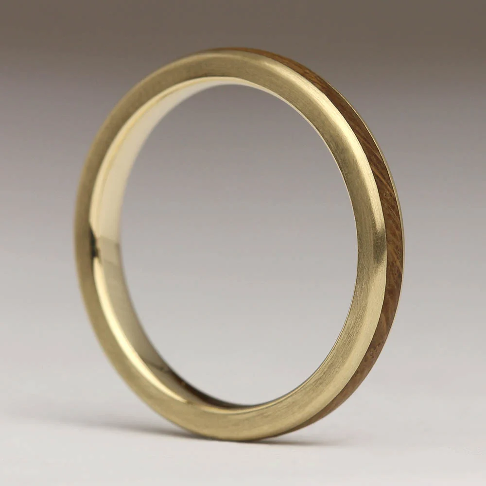 R55 3mm Wood Inlay Ring - Image 3