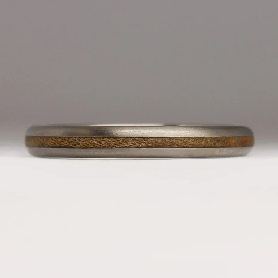 R55 3mm Wood Inlay Ring - Image 4