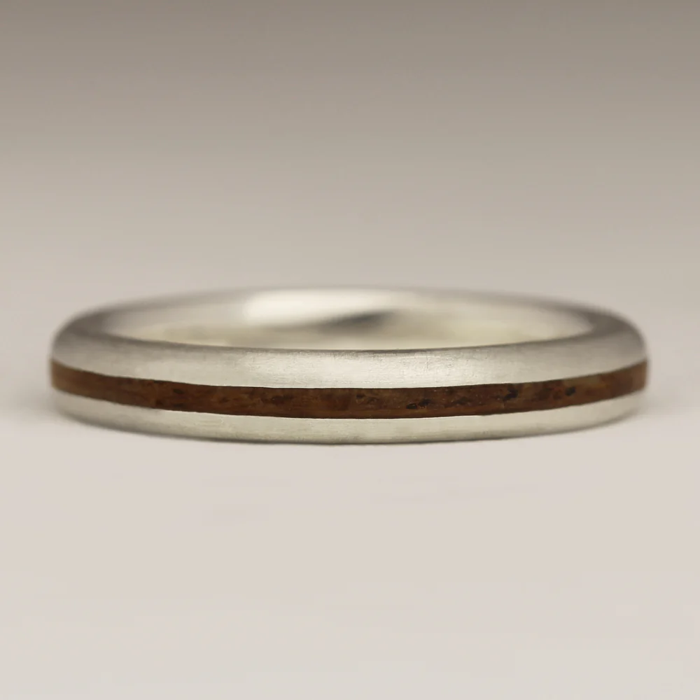 R55 3mm Wood Inlay Ring - Image 6