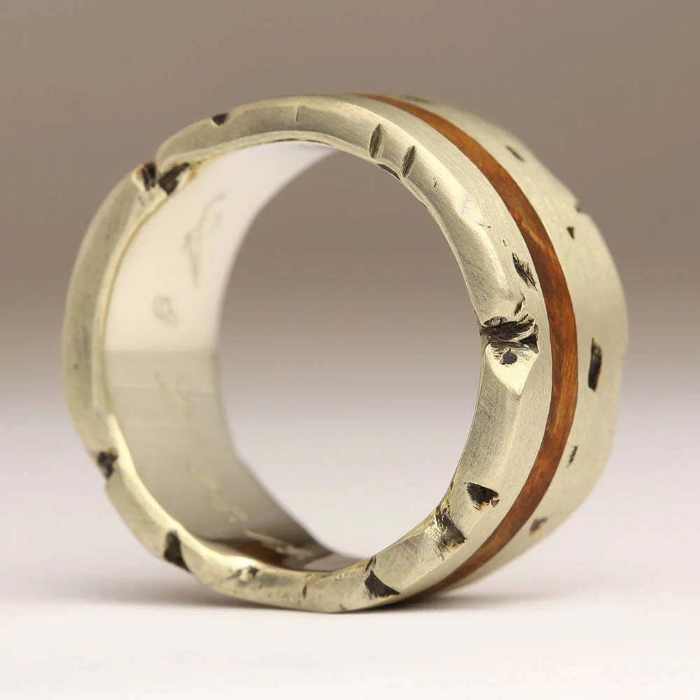 R52A 12mm Wood Rock Ring - Image 3