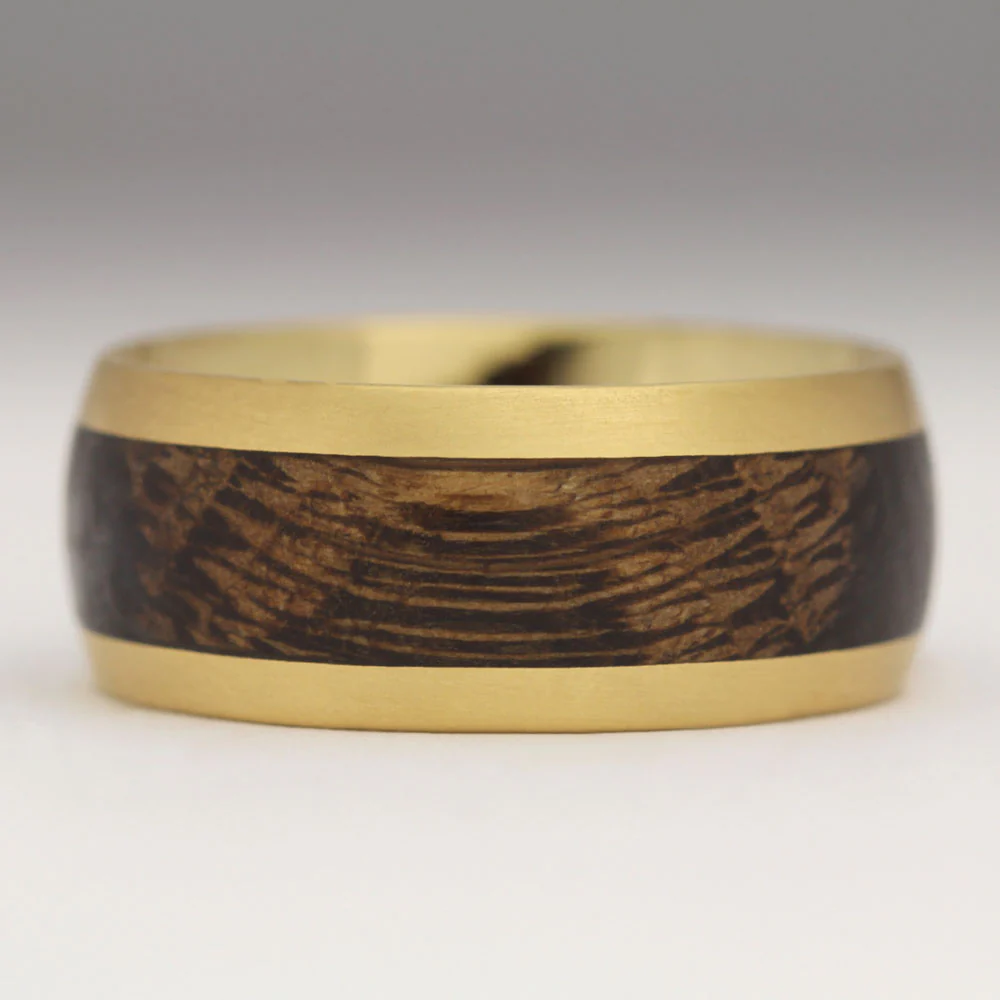 R55 10mm Comfort Wood Inlay Ring - Image 5