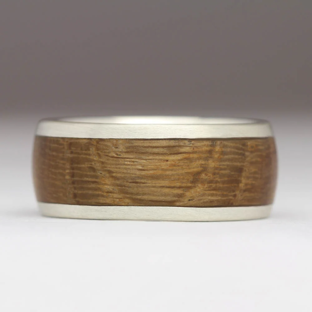 R55 10mm Comfort Wood Inlay Ring - Image 6