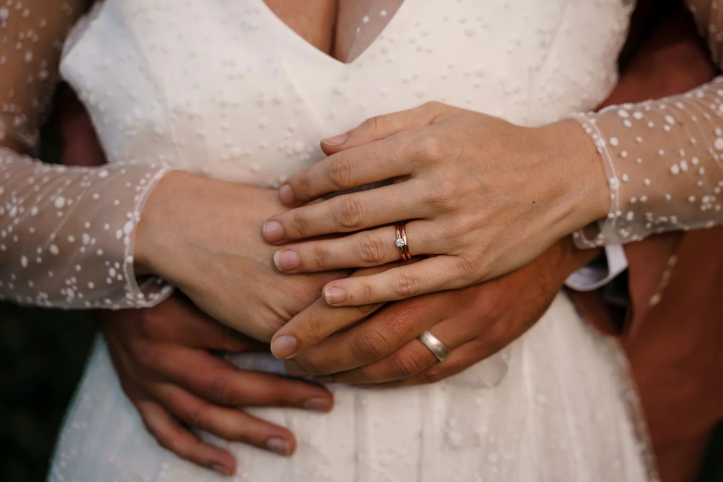 Godrevy - Sandcast Solitaire 0.22ct Diamond Ring - Image 4