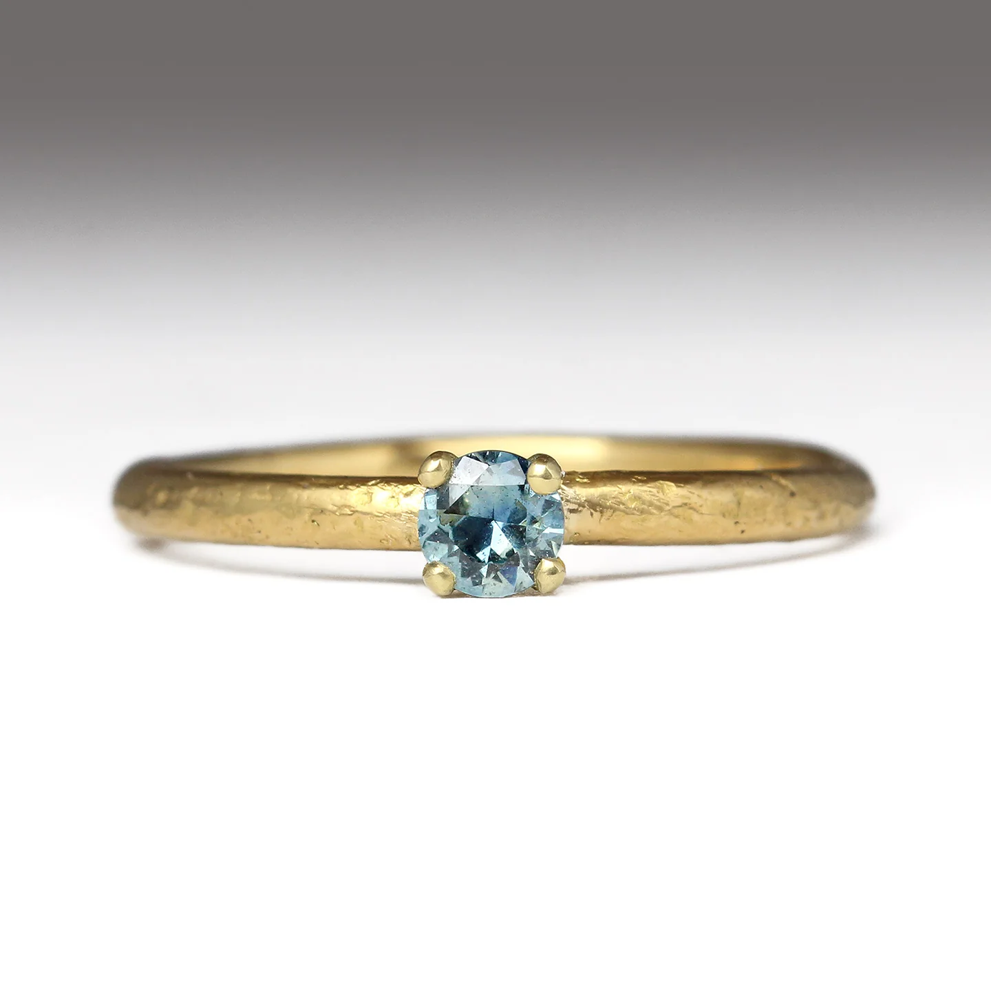 Godrevy - Sandcast 0.3ct Montana Sapphire Ring - Image 10