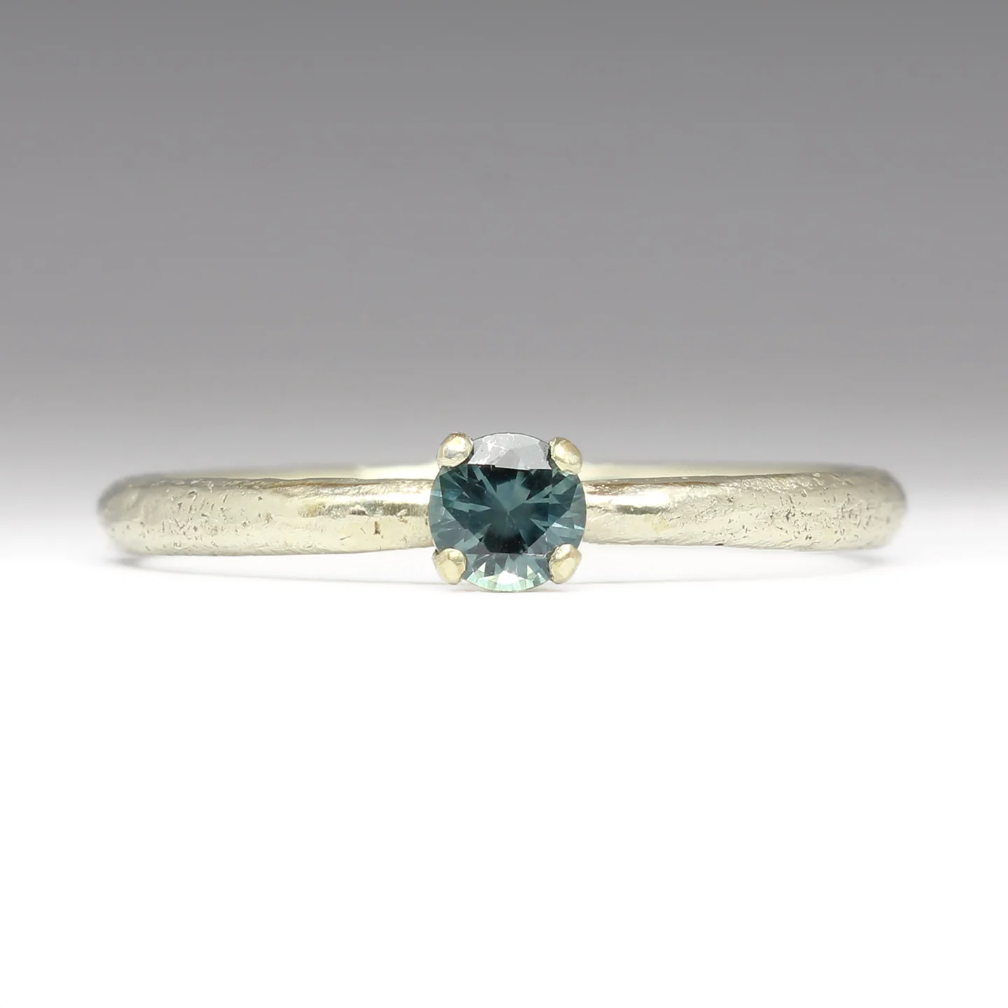 Godrevy - Sandcast 0.3ct Montana Sapphire Ring - Image 7