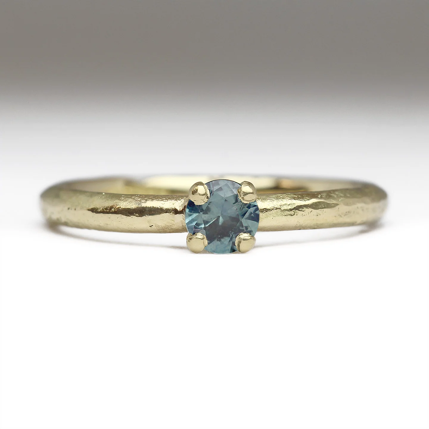 Godrevy - Sandcast 0.3ct Montana Sapphire Ring - Image 9