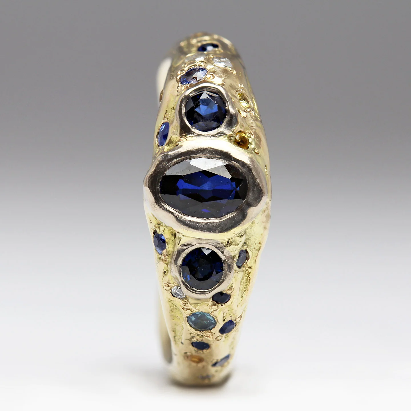 Sapphire Sea Treasure Ring - Size R - Image 5